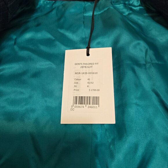 Paul Smith Italian Made Single-Breasted Gents Tailored Fit Pinstripe Suit - Picture 11 of 16